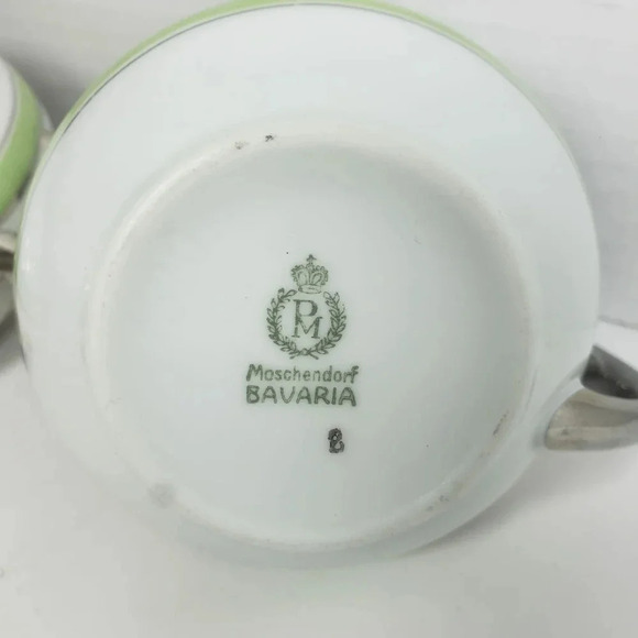 VTG,PM,Moschendorf Bavaria Handpainted Sugar and Creamer set. - Picture 8 of 8